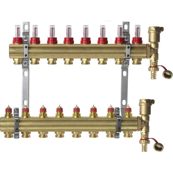 Комплект коллекторов Danfoss FHF-8F set, 8 выходов 088U0728 049527 Комплект коллекторов Danfoss FHF-8F set, 8 выходов 088U0728 049527