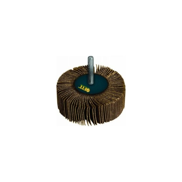 Диск лепестковый радиальный для дрели (60х20 мм; P80) FIT IT 39564 Диск лепестковый радиальный для дрели (60х20 мм; P80) FIT IT 39564