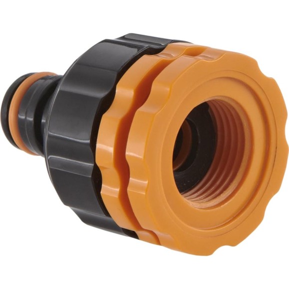 Штуцер для крана с резьбой MULTI 1/2"3/4"1" FISKARS 1020438 Штуцер для крана с резьбой MULTI 1/2"3/4"1" FISKARS 1020438