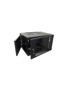 Настенный шкаф TWT Next, 15U 550x600, стеклянная дверь, черный CBWNG-15U-6x6-BK