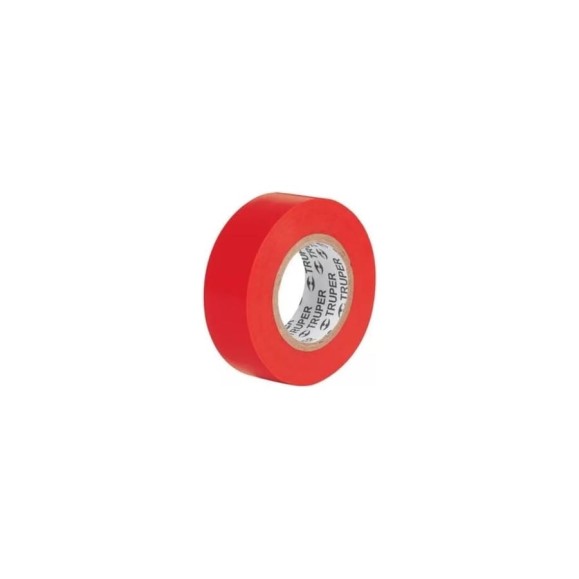 Изолента Truper акрил, 9 м, ширина 19 мм, красная M-22R 13513