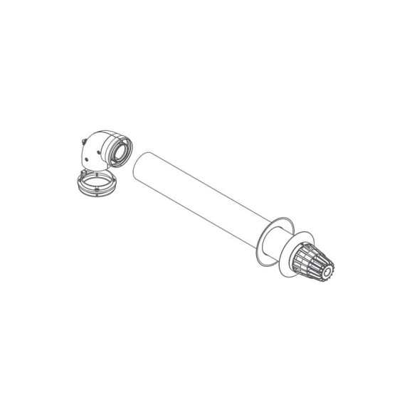 Коаксиальный комплект 60/100L El, Bs, F, NF, U Royal Thermo НС-1012321 Коаксиальный комплект 60/100L El, Bs, F, NF, U Royal Thermo НС-1012321