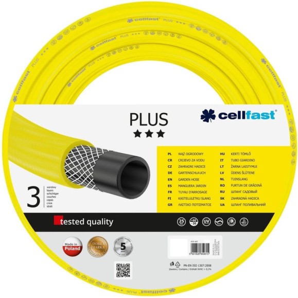 Садовый шланг Cellfast PLUS 1'' 50 м 10-231