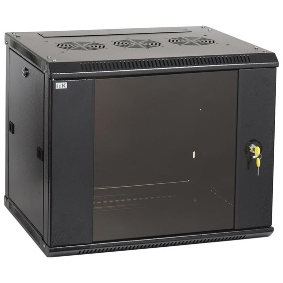 Шкаф ITK LINEA W 9U 600х600 мм дверь стекло RAL 9005 LWR5-09U66-GF Шкаф ITK LINEA W 9U 600х600 мм дверь стекло RAL 9005 LWR5-09U66-GF