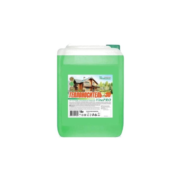 Теплоноситель EcoTherm Vita PRO (-30 град; 10 кг) 430212023 ET430212023 Теплоноситель EcoTherm Vita PRO (-30 град; 10 кг) 430212023 ET430212023