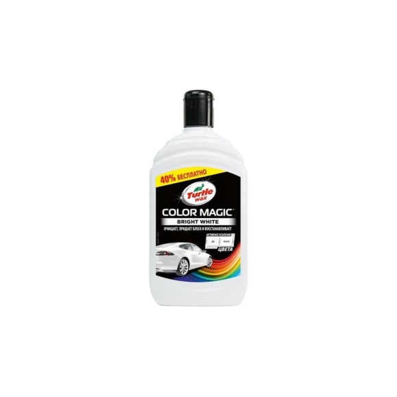 Восковой автополироль Tartle Wax 500 ML, Белый COLOR MAGIC BRIGHT WHITE WAX 53241