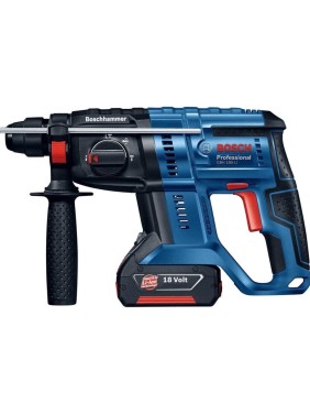 Аккумуляторный перфоратор Bosch GBH 180-LI + набор оснастки 0615990L2R