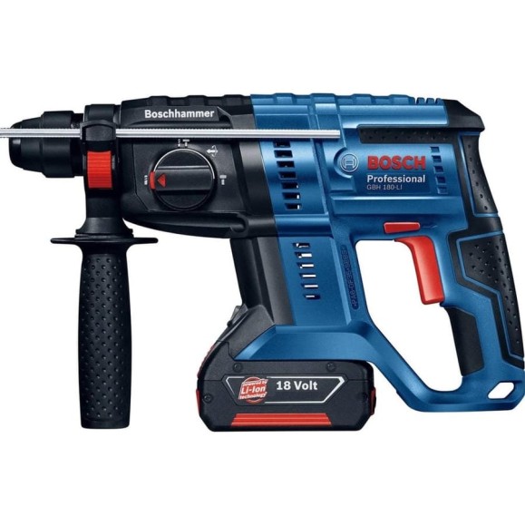 Аккумуляторный перфоратор Bosch GBH 180-LI + набор оснастки 0615990L2R Аккумуляторный перфоратор Bosch GBH 180-LI + набор оснастки 0615990L2R