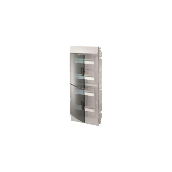 Бокс в нишу ABB Mistral41 48М зеленая дверь 850 без клемм, белый 1SLM004100A1408
