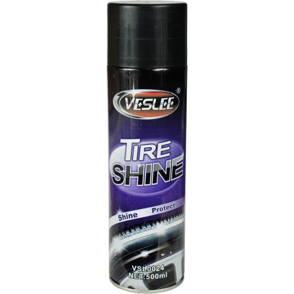 Чернитель шин Veslee TIRE SHINE аэрозоль 500 мл VL-5B Чернитель шин Veslee TIRE SHINE аэрозоль 500 мл VL-5B