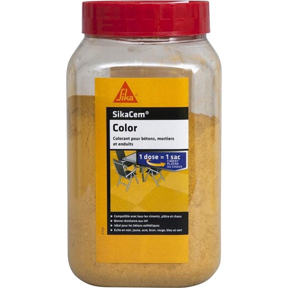 Пигменты для бетона и строительных растворов Sika SikaCem Color S желтый RU, 0.4 кг 421 Пигменты для бетона и строительных растворов Sika SikaCem Color S желтый RU, 0.4 кг 421