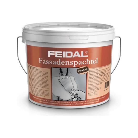 Шпатлевка Fassadenspachtel 15 кг FEIDAL 20028 Шпатлевка Fassadenspachtel 15 кг FEIDAL 20028