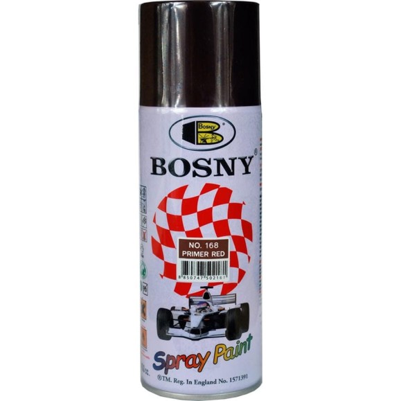 Универсальный грунт Bosny Красно-коричневый, аэрозоль 168 Универсальный грунт Bosny Красно-коричневый, аэрозоль 168