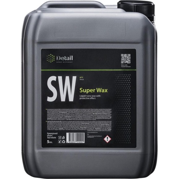 Жидкий воск 5 л Detail SW Super Wax DT-0125 Жидкий воск 5 л Detail SW Super Wax DT-0125