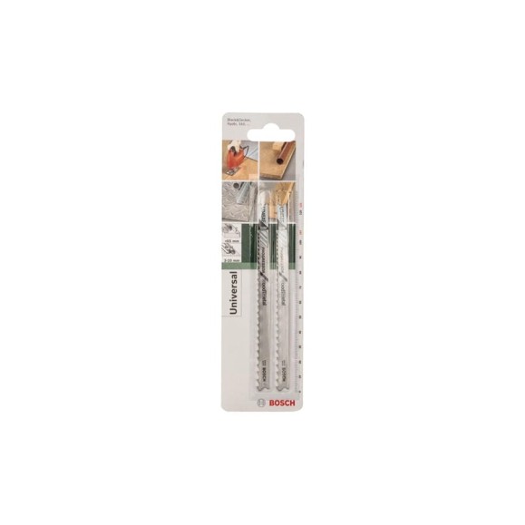 Полотно для лобзика универсальное U345XF (125 мм; 5-11 TPI; 2 шт.) Bosch 2609256772
