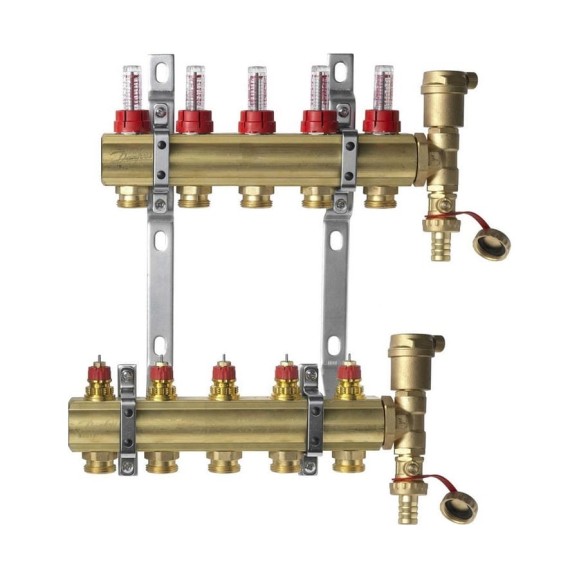 Комплект коллекторов Danfoss FHF-5F set, 5 выходов 088U0725 049524 Комплект коллекторов Danfoss FHF-5F set, 5 выходов 088U0725 049524