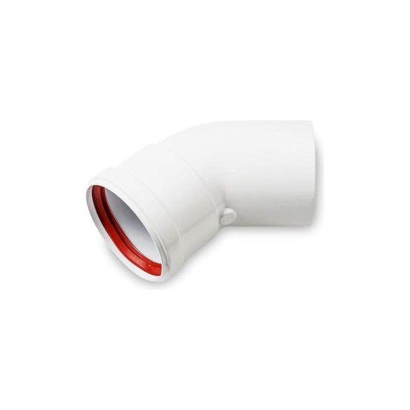 Колено (80 мм, 45 градусов) DR thermo Y-013