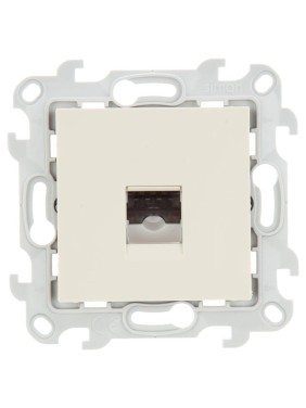 Телефонная розетка Simon RJ11, сл кость 2410480-031