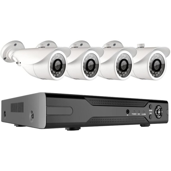 Комплект видеонаблюдения GINZZU HK-441D, 4ch, 1080N, HDMI, 4 уличных камеры 1.0Mp, IR20м 13396 Комплект видеонаблюдения GINZZU HK-441D, 4ch, 1080N, HDMI, 4 уличных камеры 1.0Mp, IR20м 13396