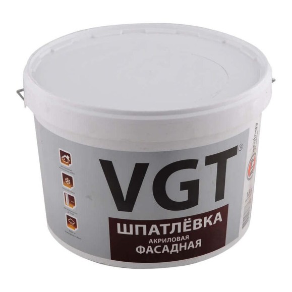 Фасадная шпатлевка 18 кг VGT 11602945 Фасадная шпатлевка 18 кг VGT 11602945