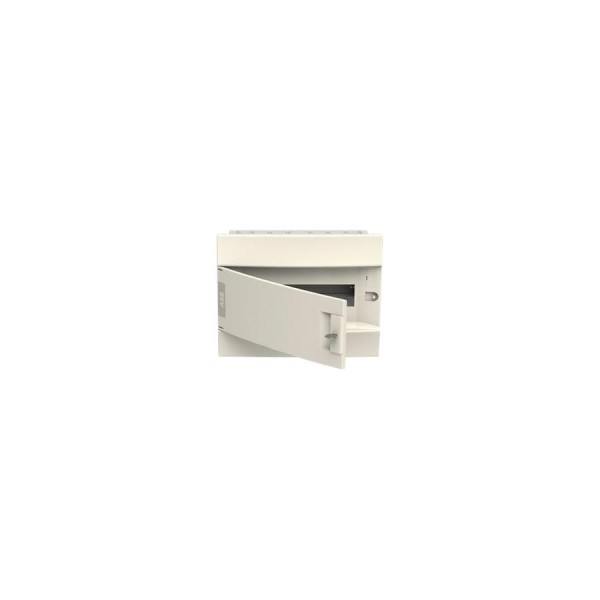 Бокс в нишу ABB Mistral41 12М непрозрачная дверь без клемм белый 1SLM004100A1103