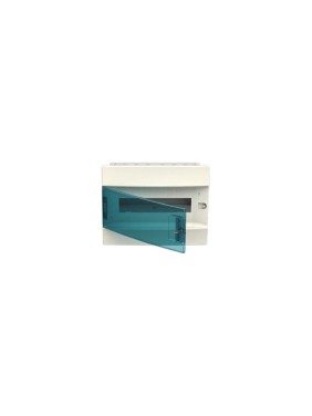 Бокс в нишу ABB Mistral41 12М зеленая дверь, без клемм, белый 1SLM004100A1203