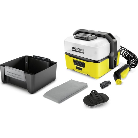 Портативная мойка Karcher OC 3 с комплектом для очистки животных 1.680-004