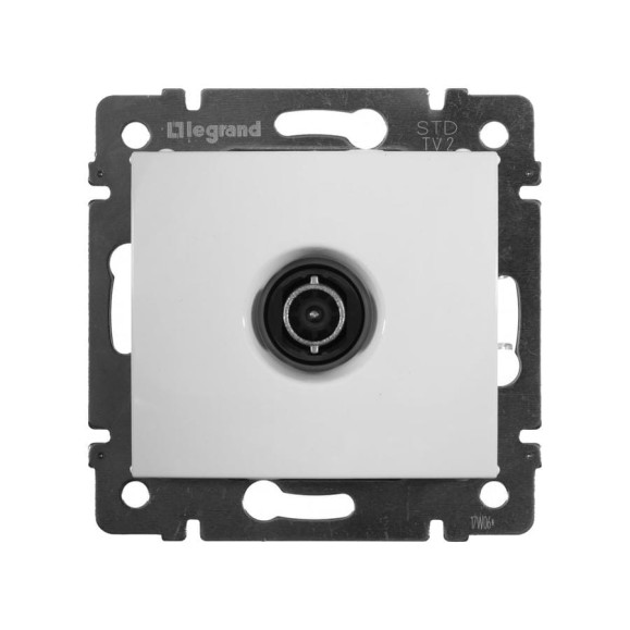 Розетка Legrand TV (телевизионная) Legrand Valena оконечная белый 774430