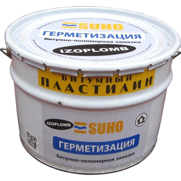 Битумно-полимерная мастика SUHO IZOPLOMB 15 кг 0146
