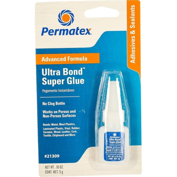 Супер клей PERMATEX УЛЬТРА БОНД сверхпрочный 5г 21309