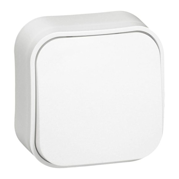 Переключатель Legrand одноклавишный Legrand Quteo IP20 10А 250В винтовые зажимы накладной монтаж белый 782204 Переключатель Legrand одноклавишный Legrand Quteo IP20 10А 250В винтовые зажимы накладной монтаж белый 782204