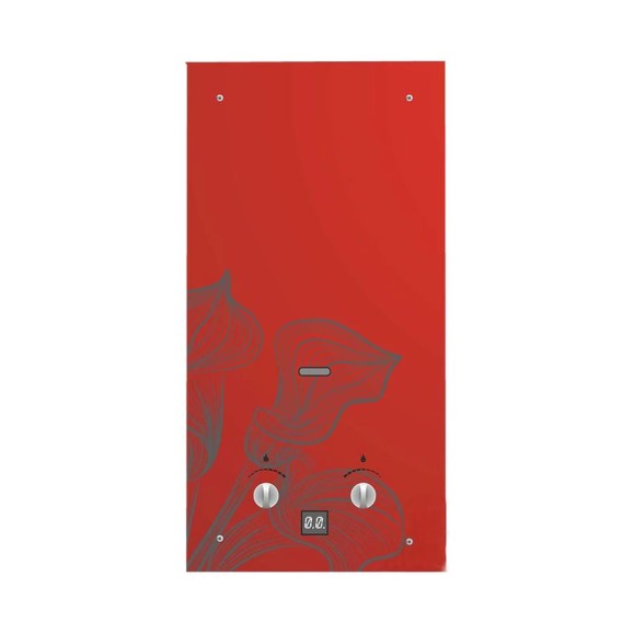 Газовая колонка NEVA 4510 Glass красный цветок 29747