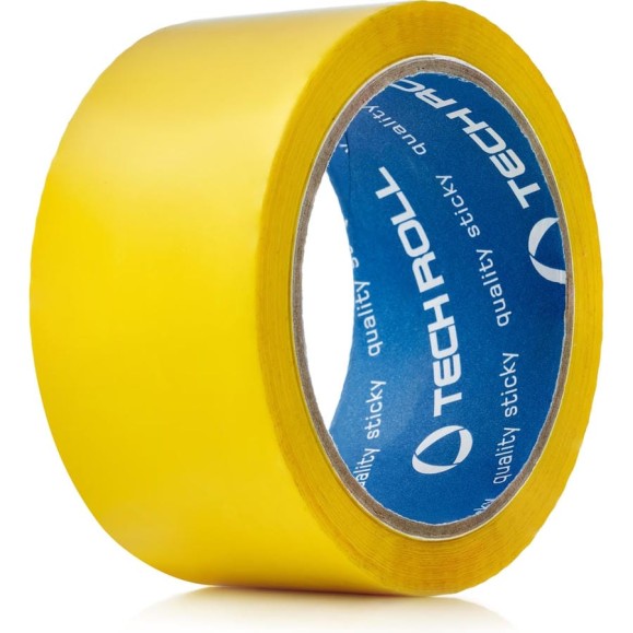 Клейкая лента TECHROLL 48 мм x 40 м x 45 мкм жёлтый 6 шт. 6СП_П/Ш_069153285014 Клейкая лента TECHROLL 48 мм x 40 м x 45 мкм жёлтый 6 шт. 6СП_П/Ш_069153285014