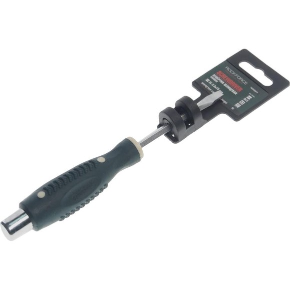 Шлицевая силовая магнитная отвертка Rockforce Profi S2 RF-70255075(28255)