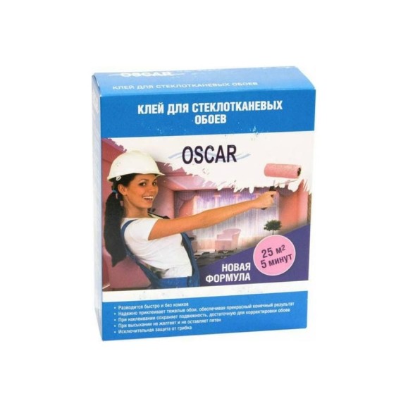 Клей для стеклообоев Oscar сухой, 200 г GO200-k Клей для стеклообоев Oscar сухой, 200 г GO200-k