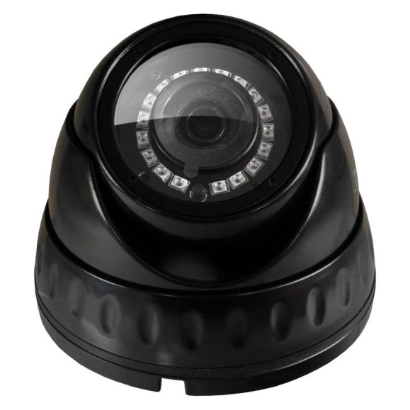Камера GINZZU HAD-1035Oчер, AHD 1.0Mp OV9732, 3.6mm, купол, IR20 м, IP66, металл 13970