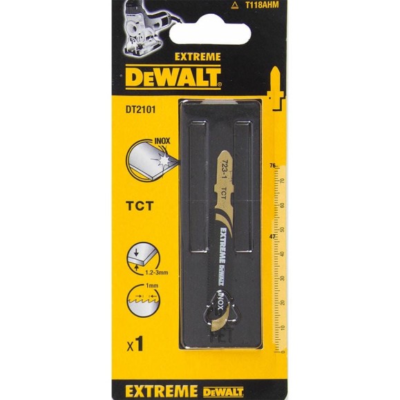 Пилка по металлу, карбид-вольфрамовые зубья, T118AHM, 1 шт. DEWALT DT2101