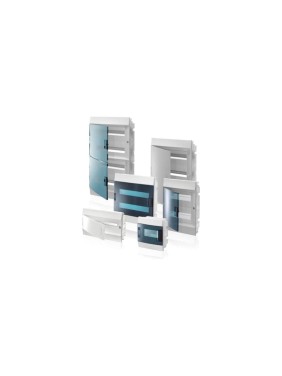Бокс в нишу ABB Mistral41, 72М, прозрачная дверь, с клеммами, белый 1SLM004101A2210 Бокс в нишу ABB Mistral41, 72М, прозрачная дверь, с клеммами, белый 1SLM004101A2210
