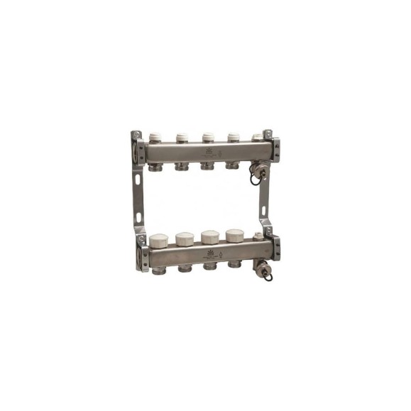 Коллекторный блок для теплого пола и радиаторного отопления 1x3/4EU отв.-7 Gekon GK 73107 Коллекторный блок для теплого пола и радиаторного отопления 1x3/4EU отв.-7 Gekon GK 73107