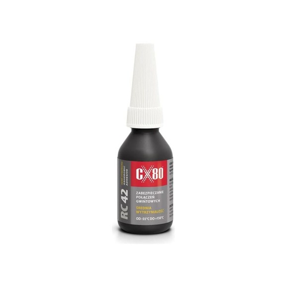 Фиксатор резьбы средней прочности CX80 средней вязкости, синий RC42 10ML BLISTER 422 Фиксатор резьбы средней прочности CX80 средней вязкости, синий RC42 10ML BLISTER 422