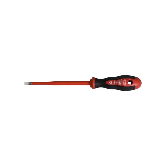 Двухкомпонентная шлицевая отвертка HAUPA VDE 6,5х150 мм, серия Slim 102920 Двухкомпонентная шлицевая отвертка HAUPA VDE 6,5х150 мм, серия Slim 102920