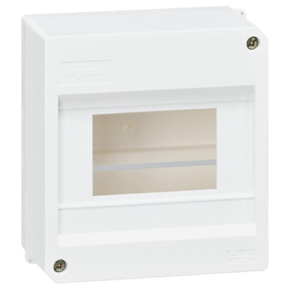 Щиток Legrand накладной Mini S 6 модулей белый RAL 9010 001358