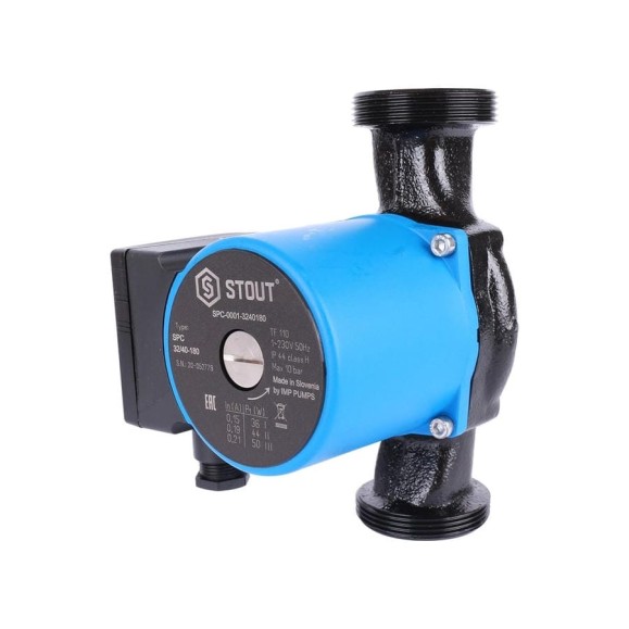 Циркуляционный насос STOUT 32/40-180 SPC-0001-3240180 RG008V60G4EBJE Циркуляционный насос STOUT 32/40-180 SPC-0001-3240180 RG008V60G4EBJE