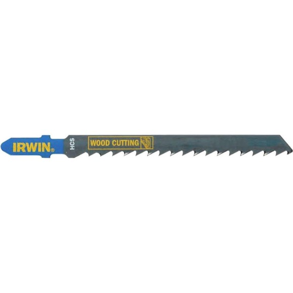 Пилка T144DP для электролобзика по дереву 5 шт. (HCS; 100 мм; 6 TPI) Irwin 10504410 Пилка T144DP для электролобзика по дереву 5 шт. (HCS; 100 мм; 6 TPI) Irwin 10504410
