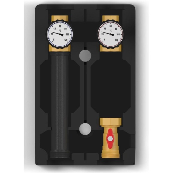 Насосная группа Royal Thermo 1 прямая без насоса НС-1133005