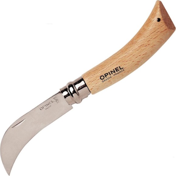 Садовый нож с изогнутым лезвием Opinel №8 656