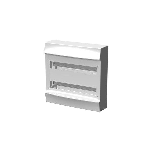 Бокс ABB Mistral41 36М настенный, без двери, без клемм, 2 ряда, белый 1SPE007717F0900