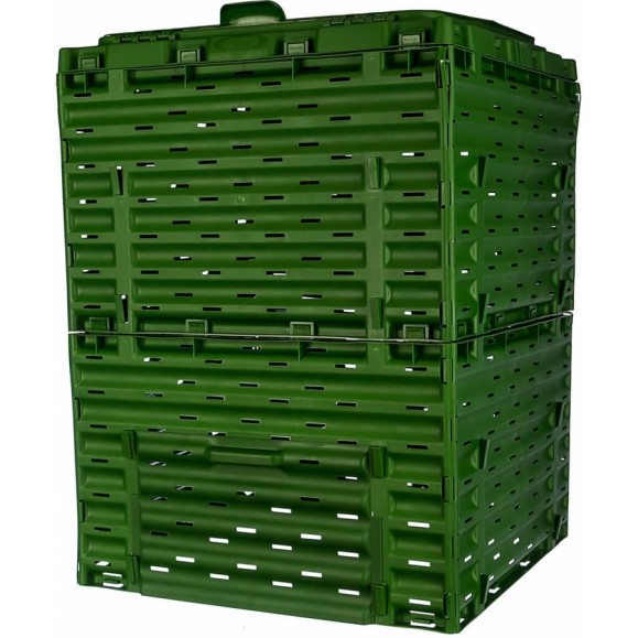Компостер с крышкой Piteco 300 л, зелёный