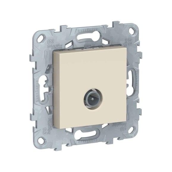Розетка Systeme Electric TV UNICA NEW одиночная бежевая NU546244 1240023