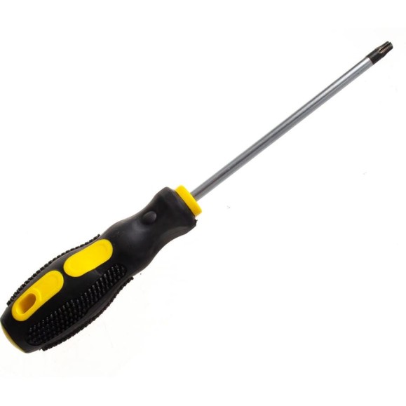 Отвертка TORX Эврика T27х125мм 6мм магнитная с противоскользящей ручкой ER-7DT-05H 429126